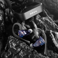 Kinera Verdandi sans fil - écouteurs intra-auriculaires quadbrid haut de gamme avec Bluetooth et câble