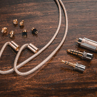 Audio satinato Zeus II - Cavo IEM di punta