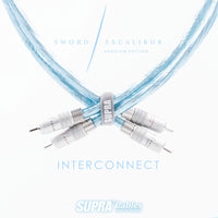 Cavi Supra Sword Excalibur Rhodium ISL RCA