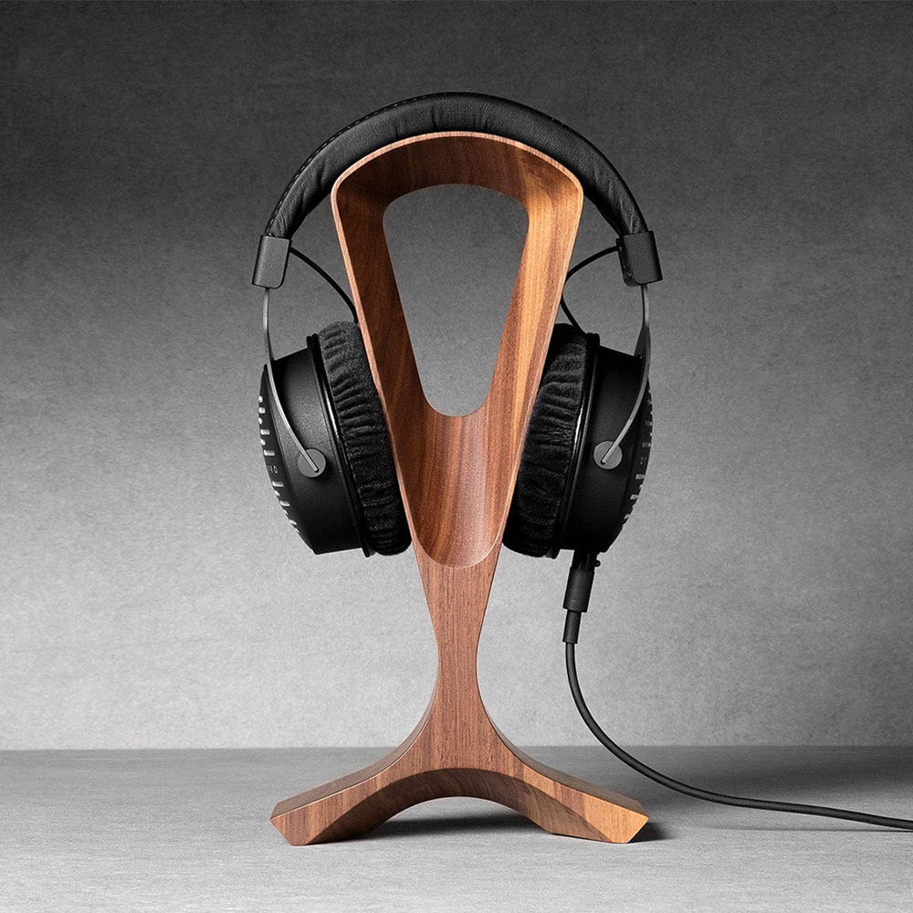 Support pour casque Yohann - noyer