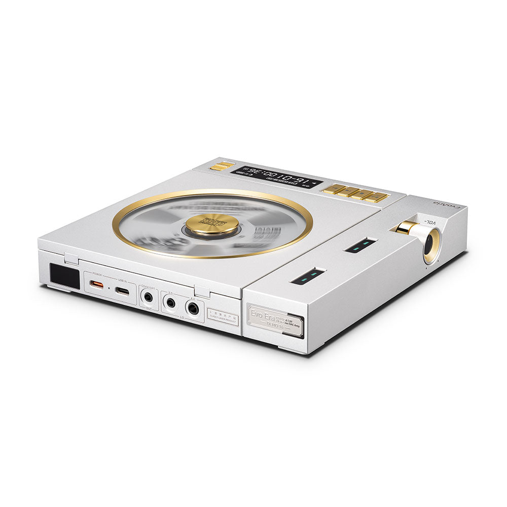 EVOAria Evo ERA – DAC/amp headphone amplifier with CD playback, USB audio & Bluetooth.