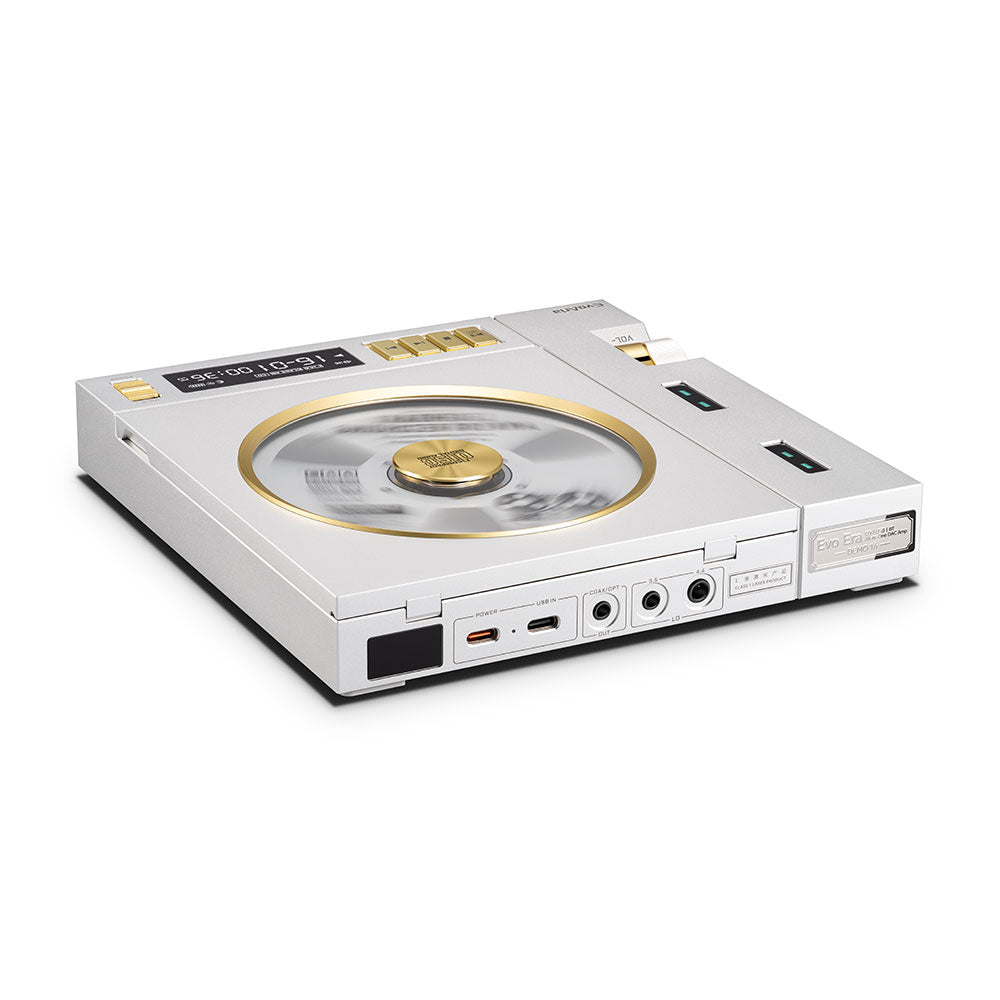EVOAria Evo ERA – DAC/amp headphone amplifier with CD playback, USB audio & Bluetooth.