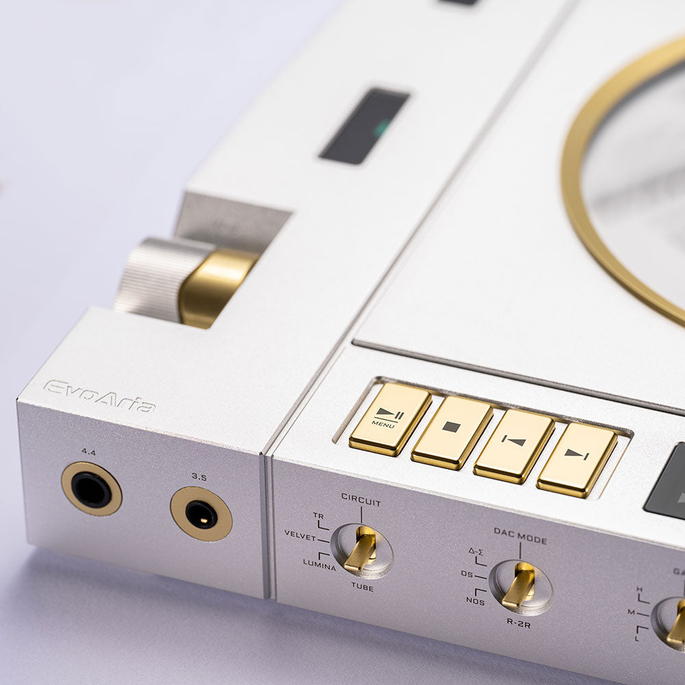EVOAria Evo ERA – DAC/amp headphone amplifier with CD playback, USB audio & Bluetooth.