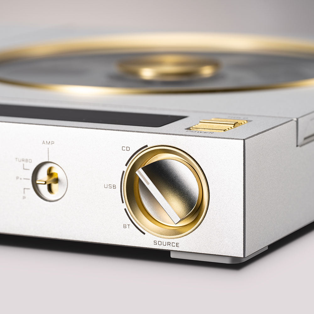 EVOAria Evo ERA – DAC/amp headphone amplifier with CD playback, USB audio & Bluetooth.
