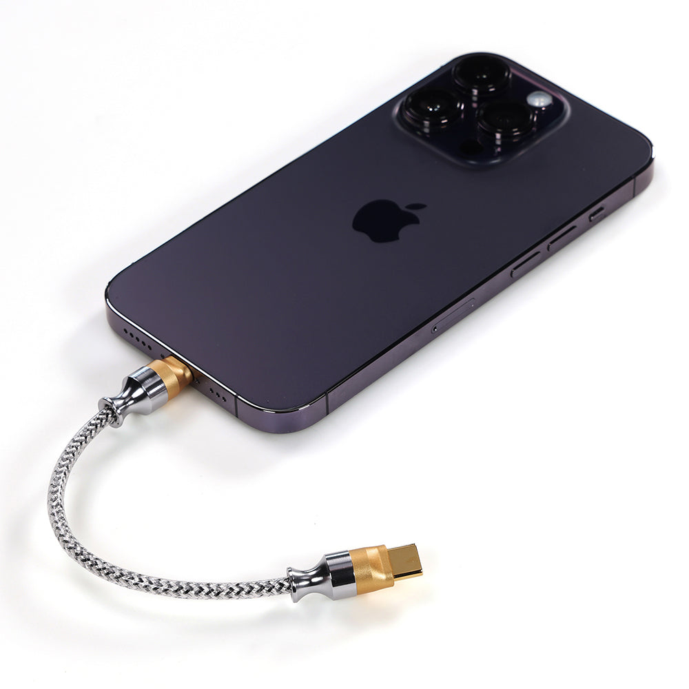 DDHifi MFi07S Lightning to USB-C OTG HiFi Audiophile USB cable