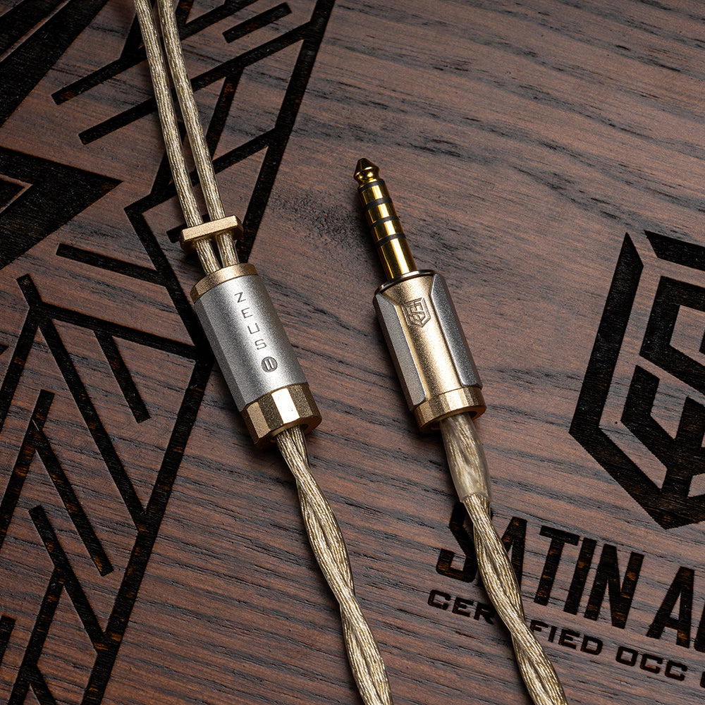 Audio satinato Zeus II - Cavo IEM di punta
