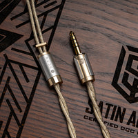 Audio satinato Zeus II - Cavo IEM di punta