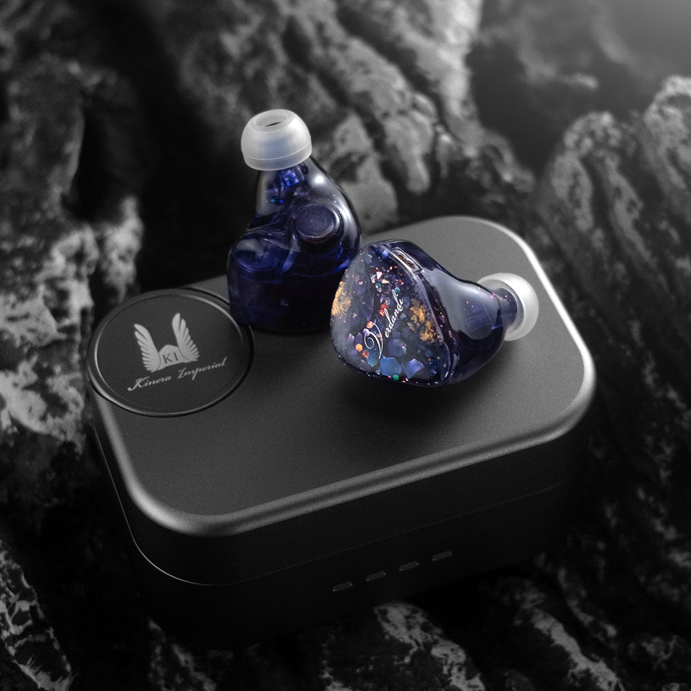 Kinera Verdandi sans fil - écouteurs intra-auriculaires quadbrid haut de gamme avec Bluetooth et câble