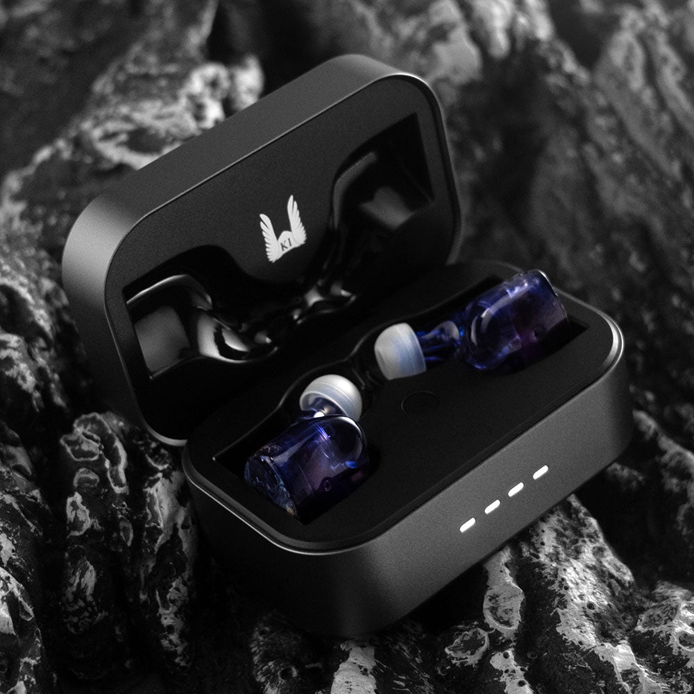 Kinera Verdandi sans fil - écouteurs intra-auriculaires quadbrid haut de gamme avec Bluetooth et câble