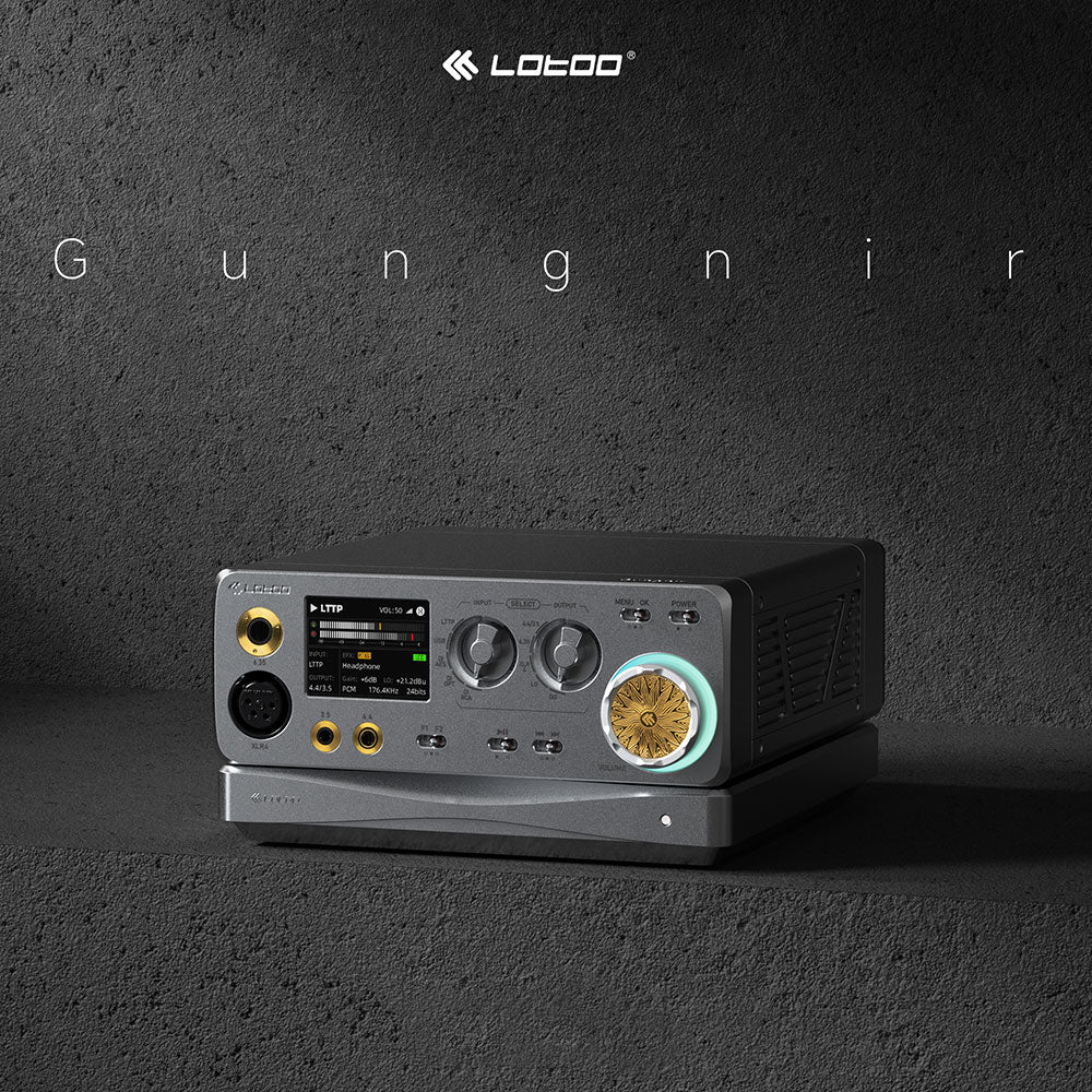 Lotoo Gungnir - Convertisseur numérique-analogique/amplificateur de bureau de qualité de référence