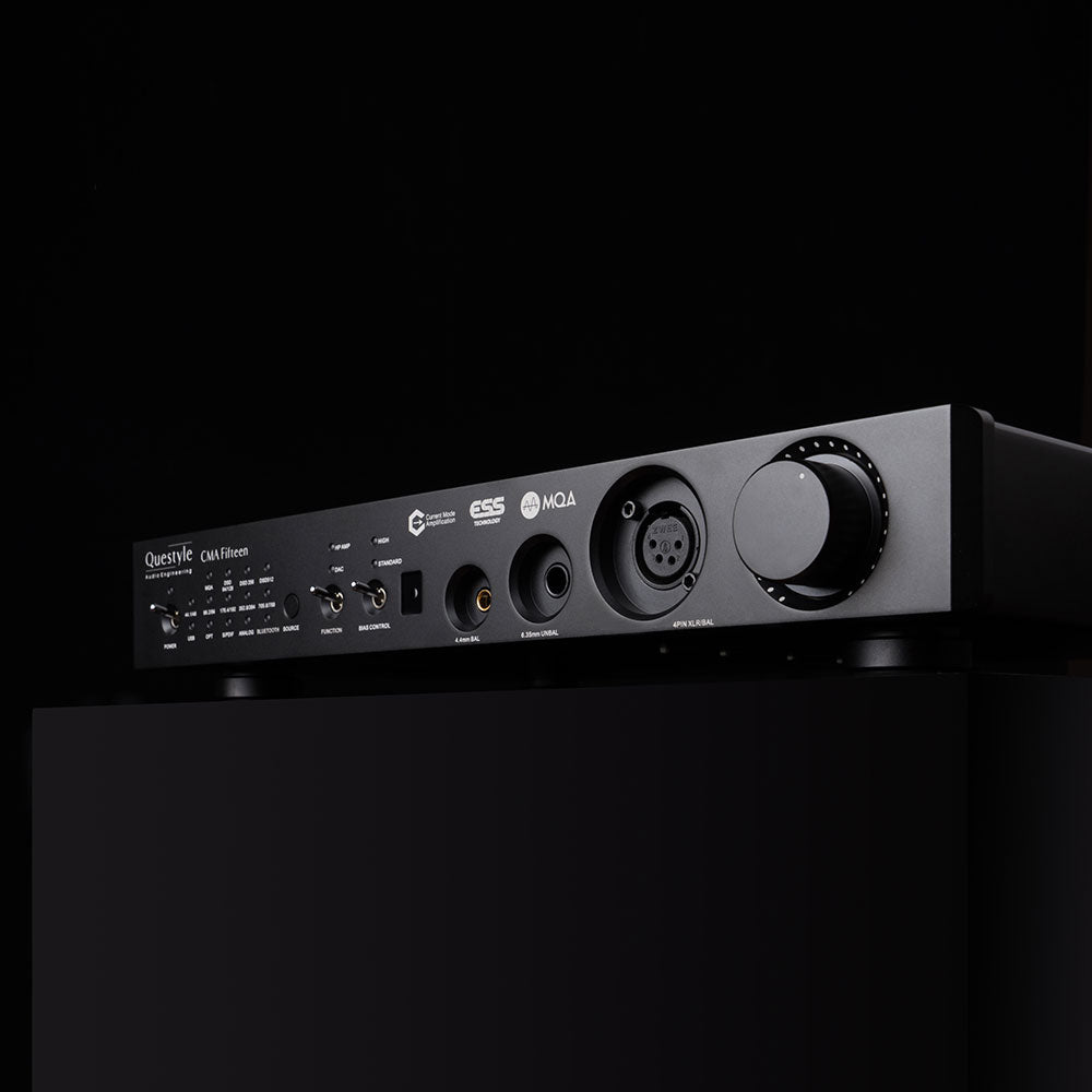 Questyle CMA Fifteen - Amplificateur casque de bureau haut de gamme avec DAC