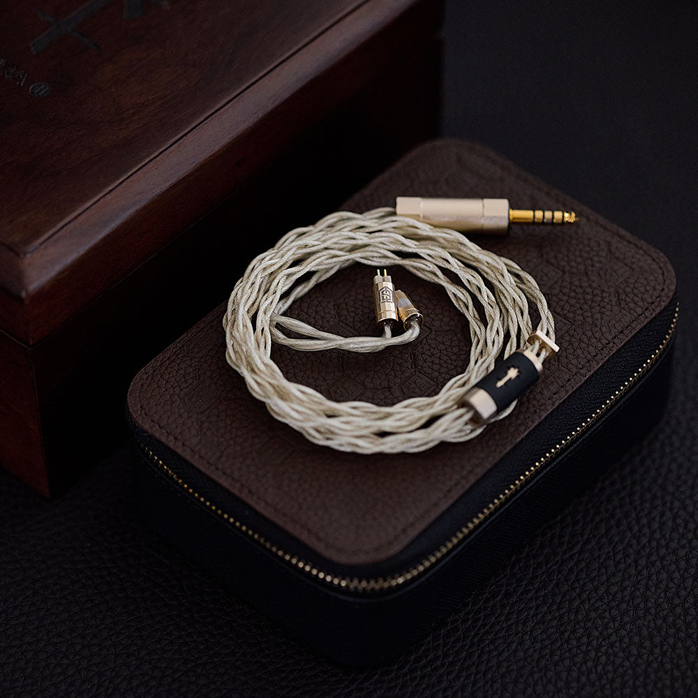 Satin Audio Hera II - Flagship Palladium-Silver-Gold Cable