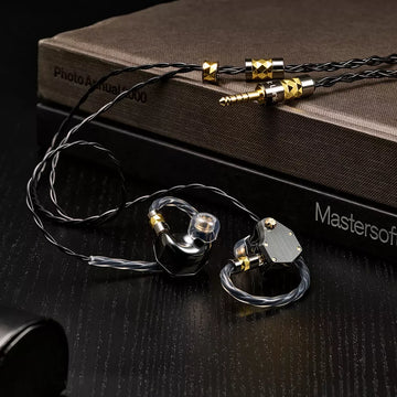 Melody Mest Jet Black - IEMS a doppia conduzione ad alta conduzione