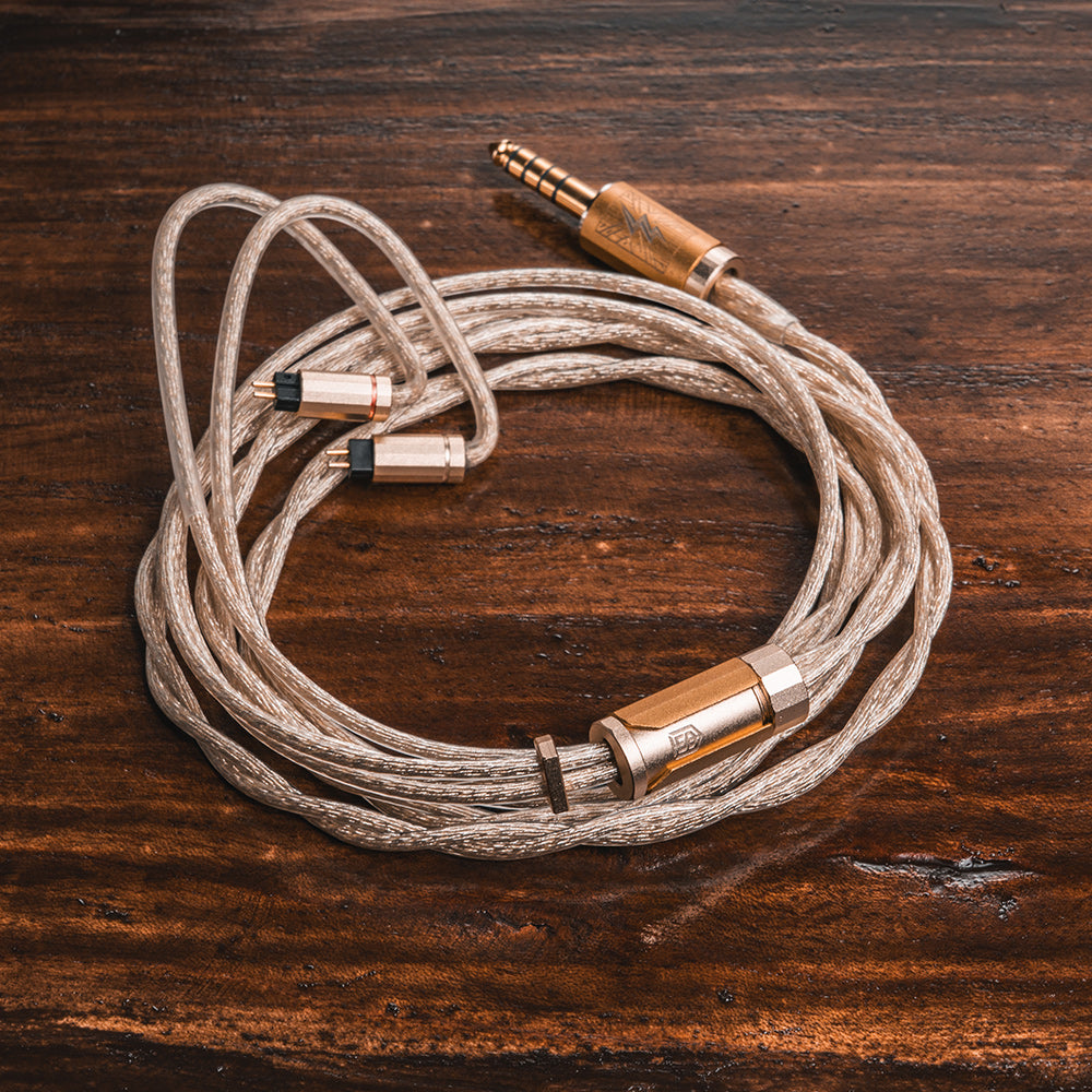 Audio satinato Zeus II - Cavo IEM di punta