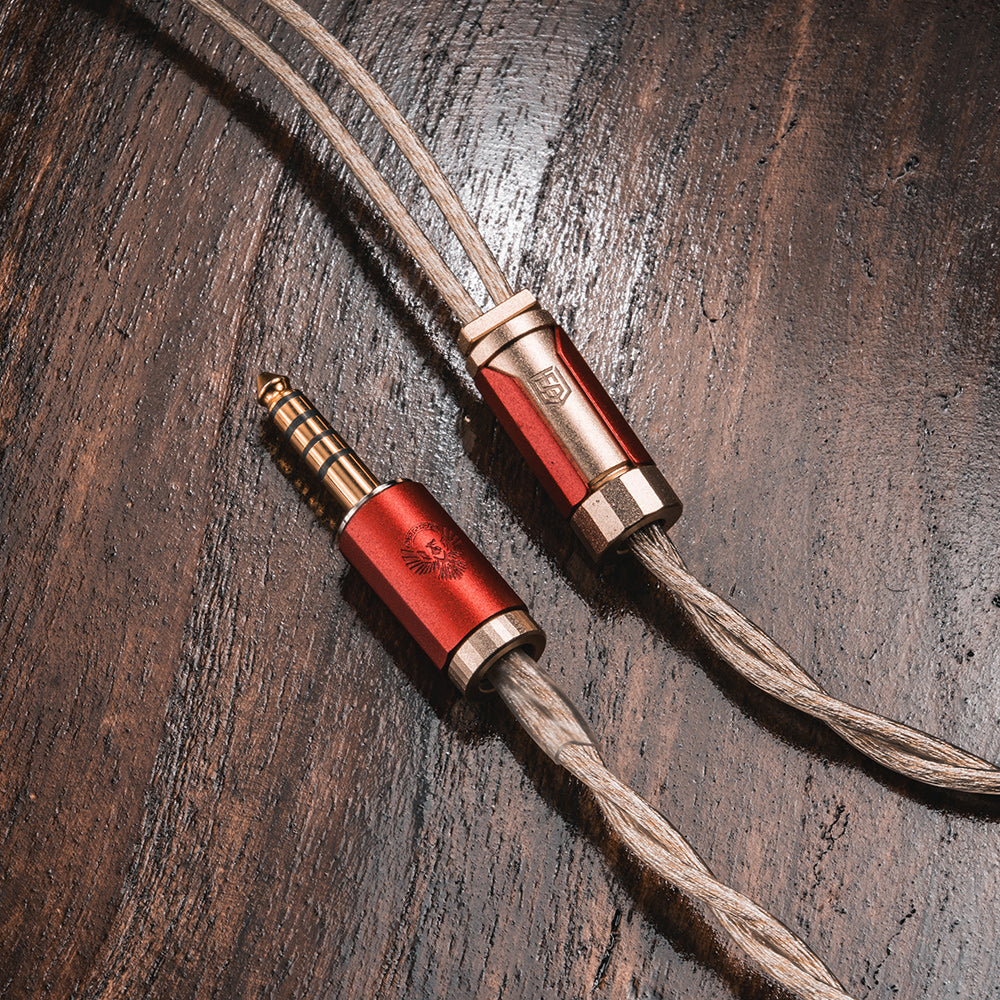 Audio satinato Zeus II - Cavo IEM di punta