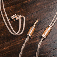 Audio satinato Zeus II - Cavo IEM di punta