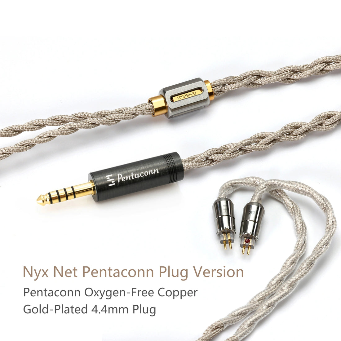 Câble de mise à niveau blindé DDHifi BC130 Net (Nyx Net) pour IEM