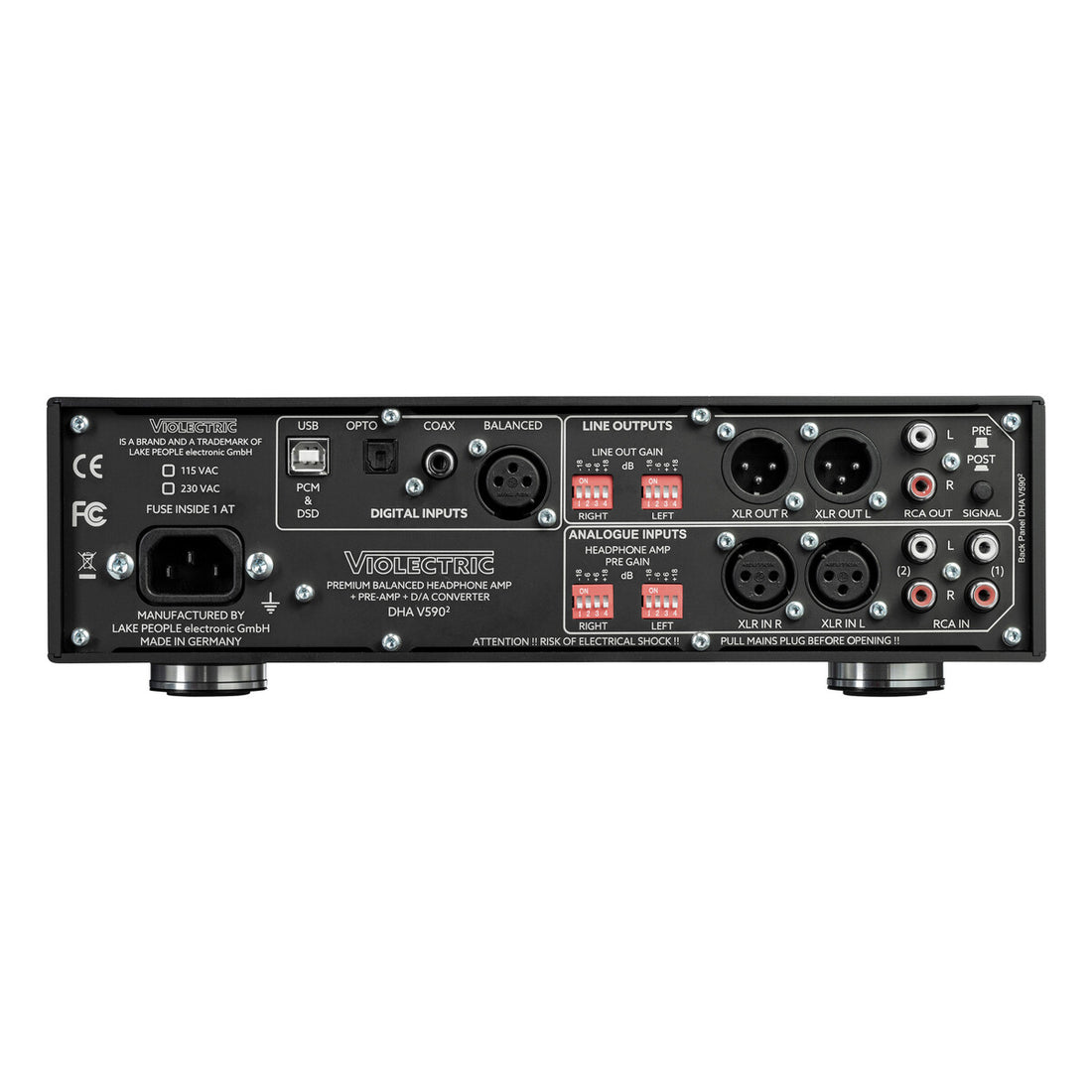 VIOLECTRIC DHA V590² PRO - Premium Kopfhörerverstärker & DAC