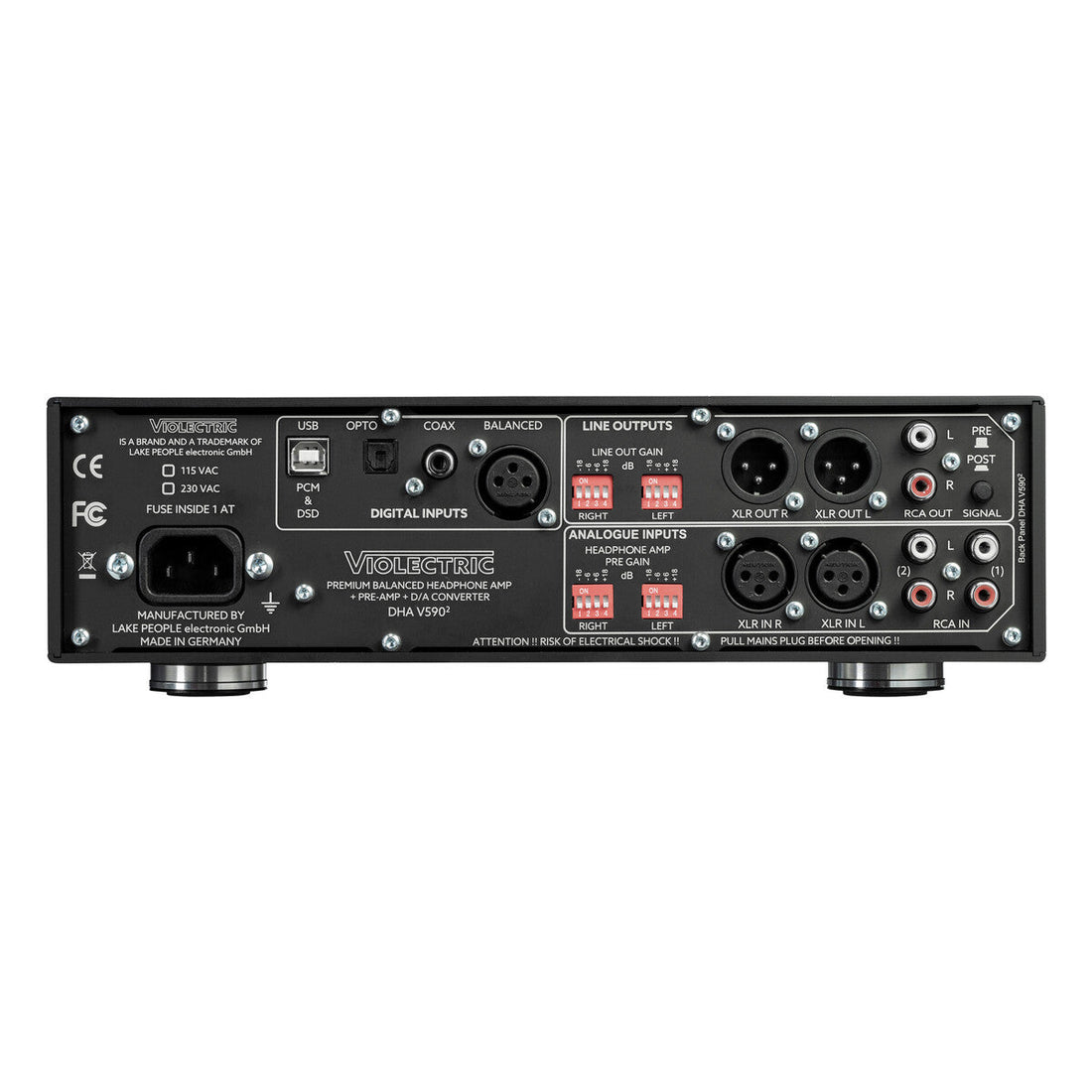 VIOLECTRIC DHA V590² - Premium Kopfhörerverstärker & DAC