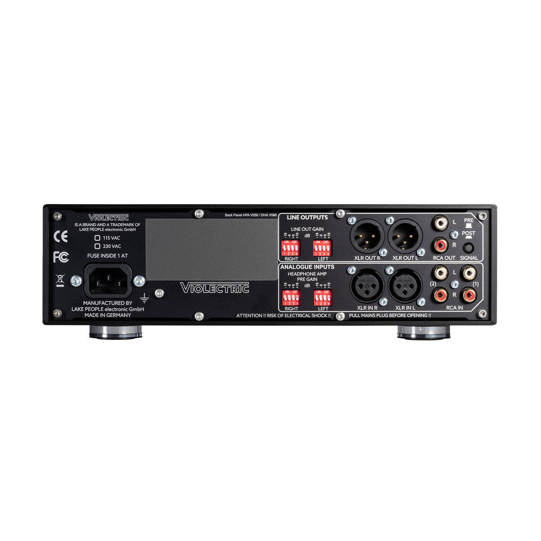 VIOLECTRIC HPA V550 PRO - Analoger Kopfhörerverstärker