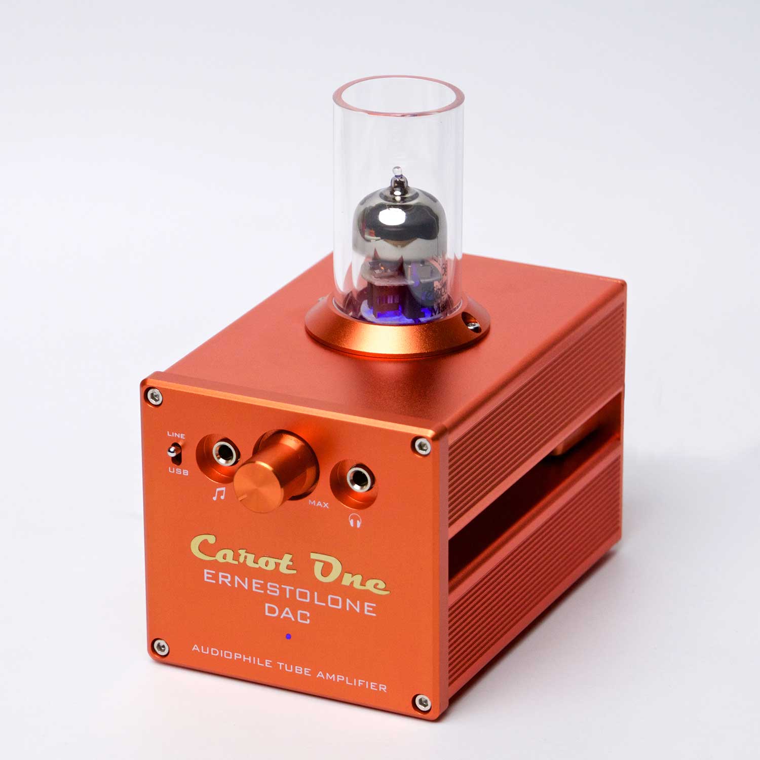 Carot One - Ernestolone tube amplifier with DAC for headphones and speakers