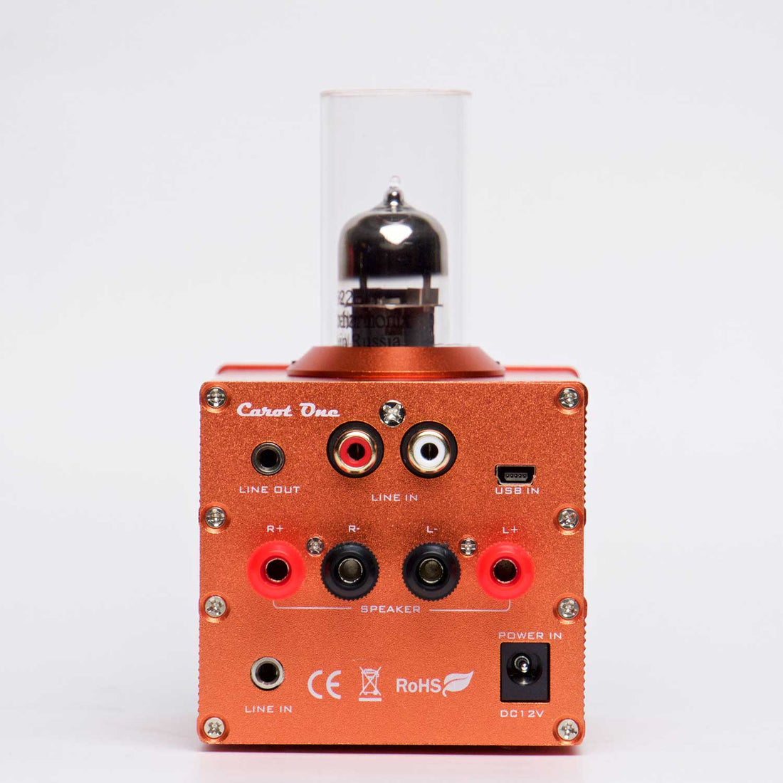 Carot One - Amplificatore valvolare Ernestolone con DAC per cuffie e altoparlanti