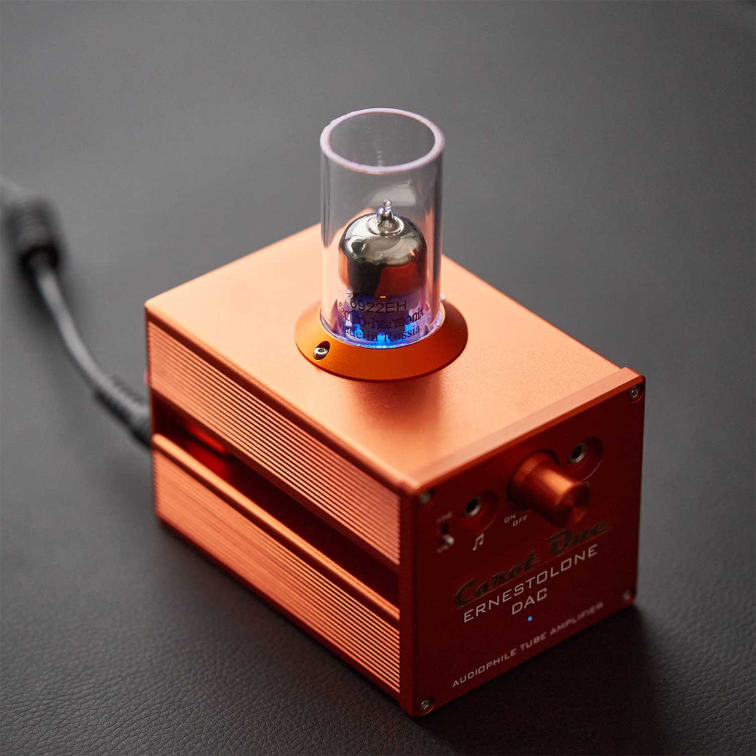 Carot One - Amplificatore valvolare Ernestolone con DAC per cuffie e altoparlanti