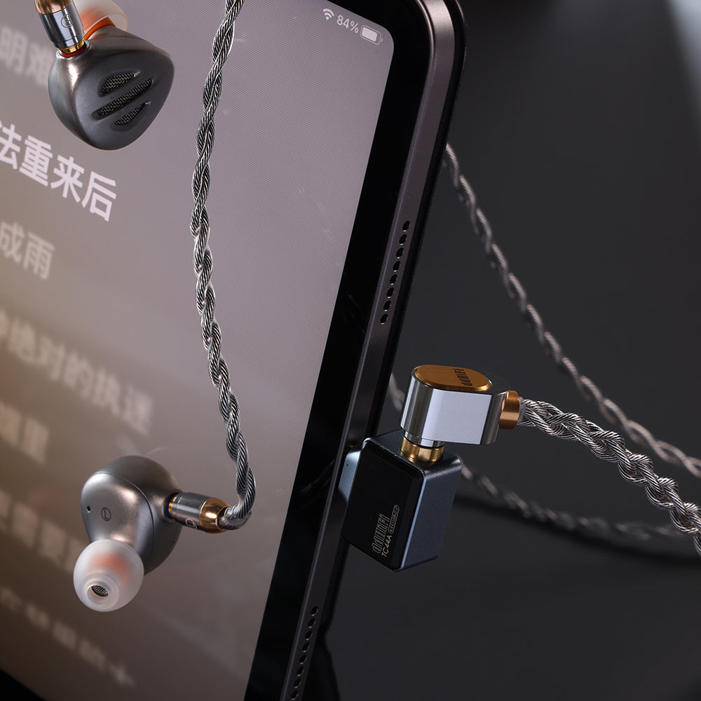 DDHifi DDHifi BC130A (Nyx) Silver Earphone Upgrade Cable with Shielding Layer