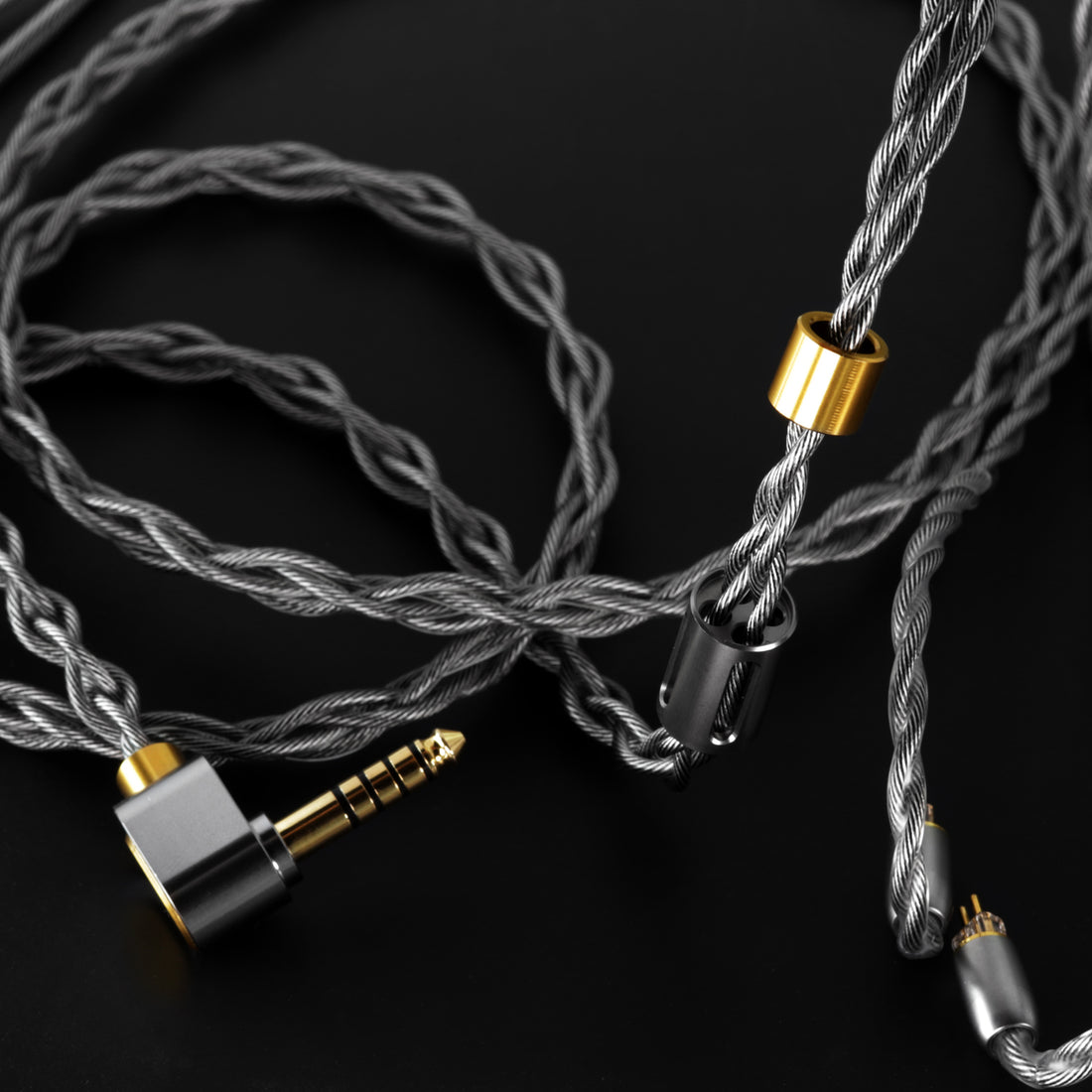 DDHifi DDHifi BC130A (Nyx) Silver Earphone Upgrade Cable with Shielding Layer