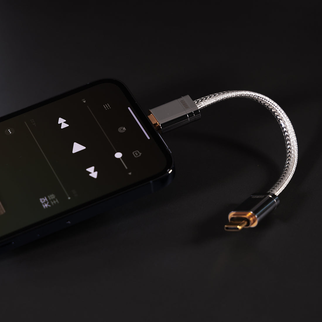 Câble premium DDHifi MFi09S Lightning vers USB-C