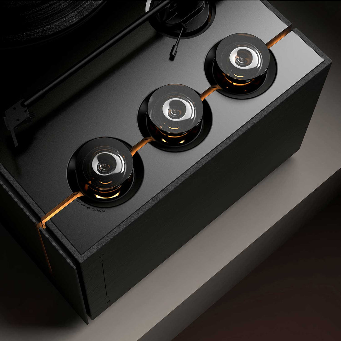 Fennessy Hym RAYS - All in One Plattenspieler / Röhrenverstärker & Bluetooth Speaker