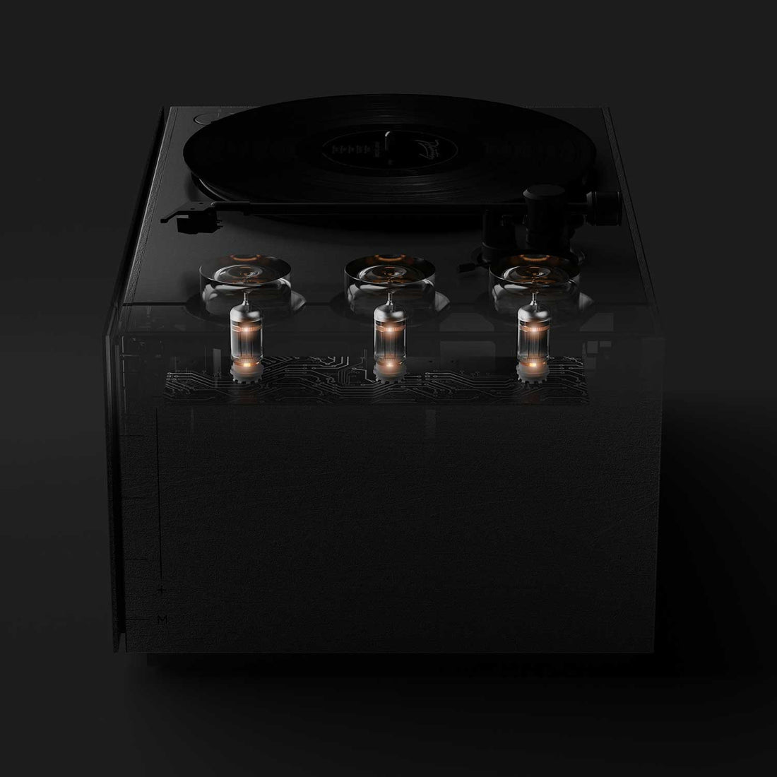 Fennessy Hym RAYS - All in One Plattenspieler / Röhrenverstärker & Bluetooth Speaker