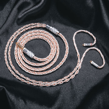 Satin Audio KRAKEN III - Silver and copper hybrid headphone cable