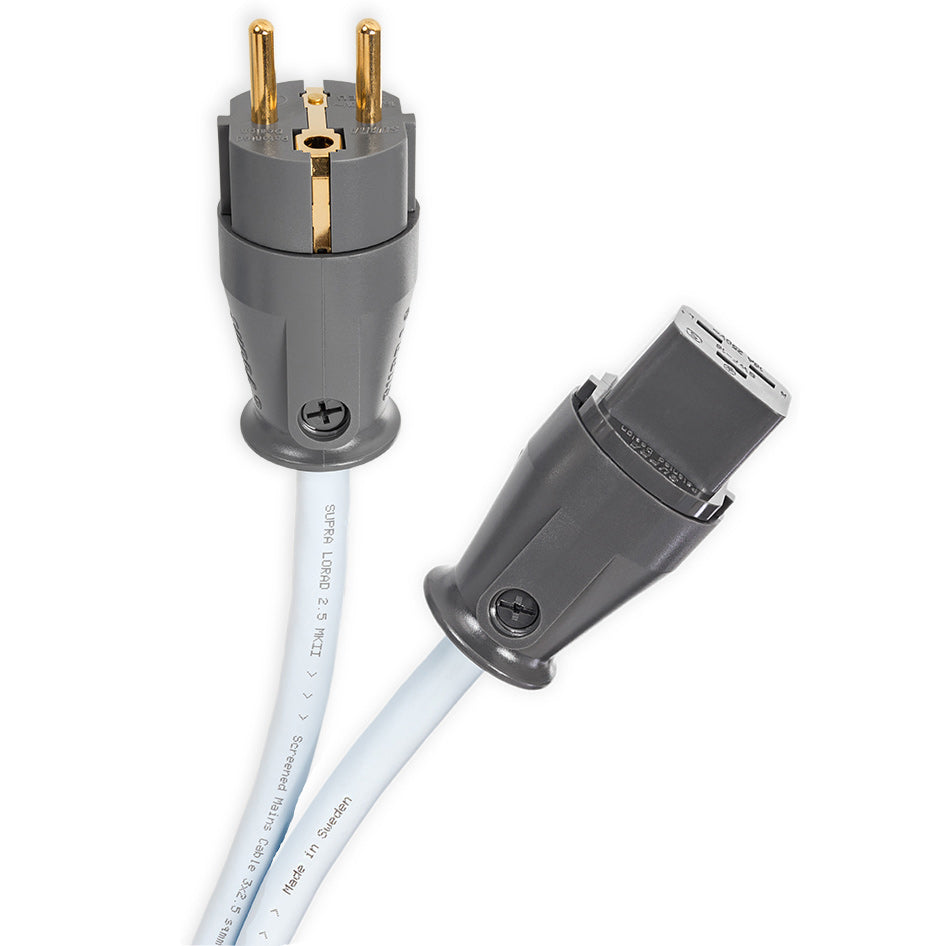 Supra Cables LoRad MK II power cord - EU plug straight