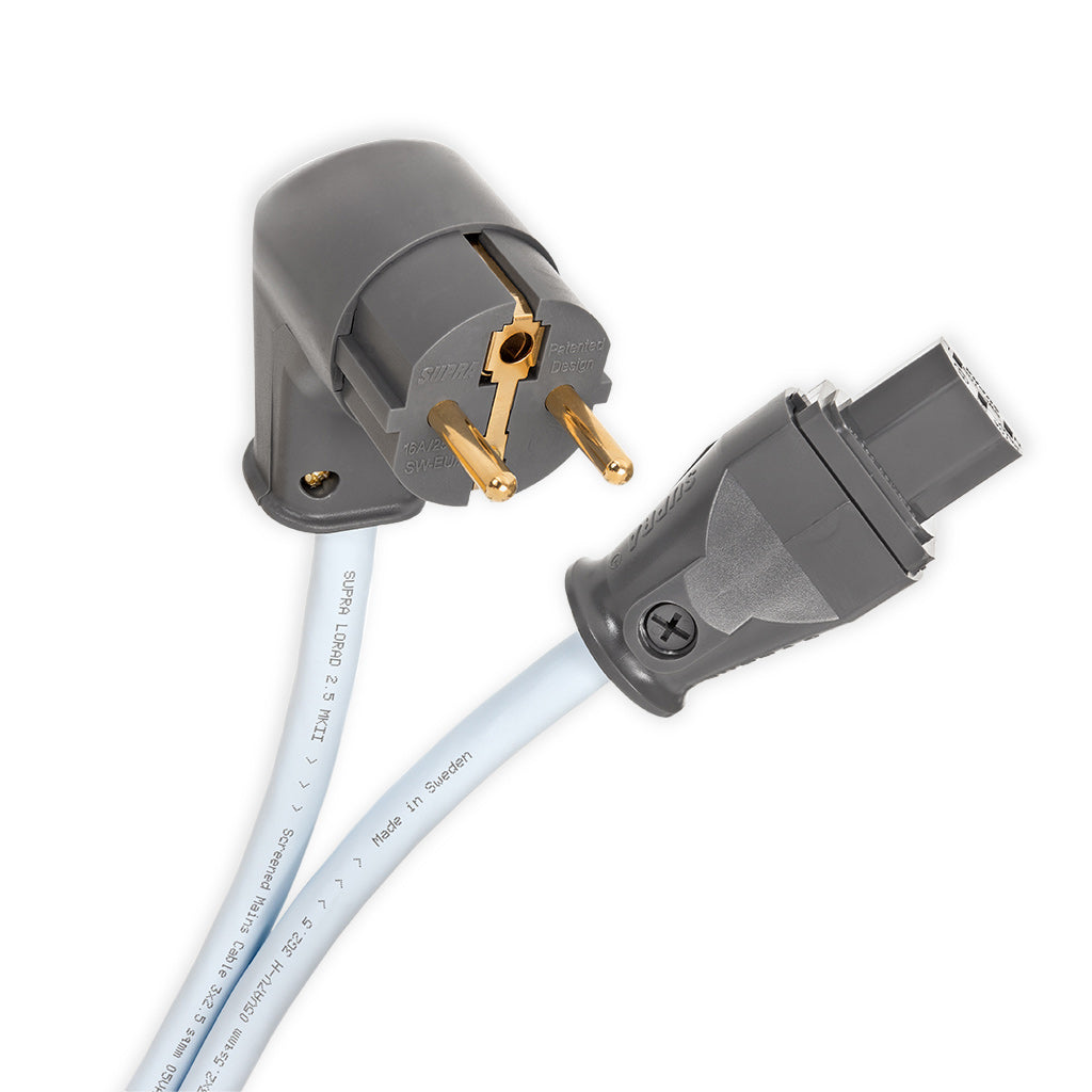 Cavo di alimentazione Supra Cables LoRad MK II - spina EU angolata