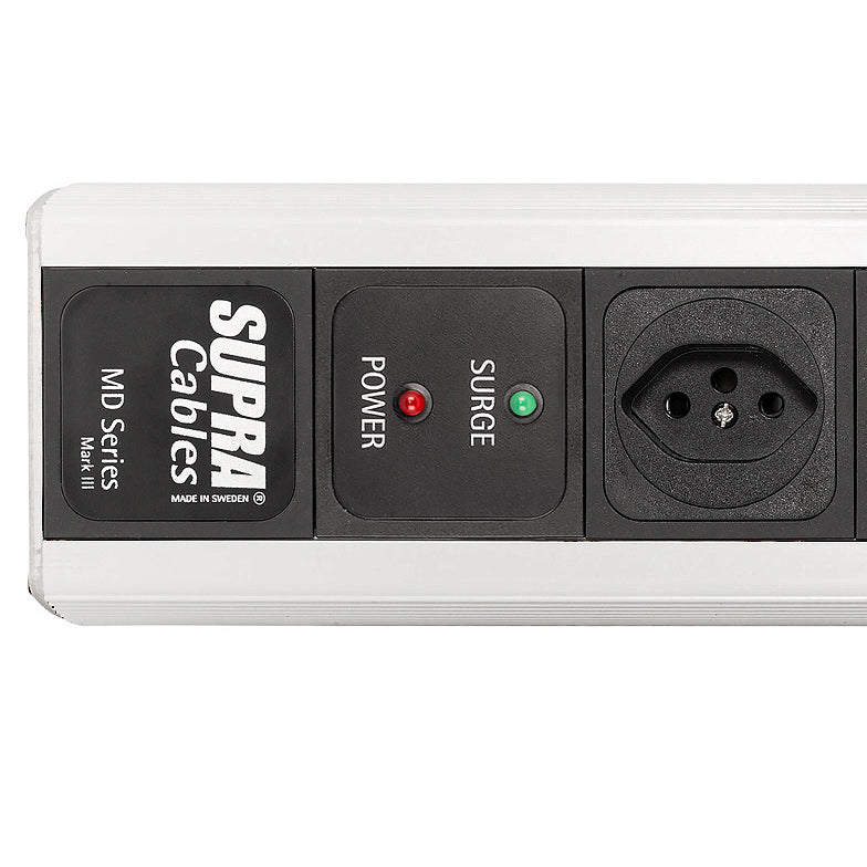 Supra Cables LoRad power strip MK III - CH version with filter & surge protection